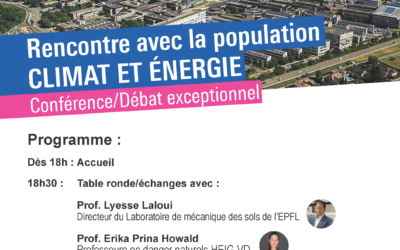 Invitation: Conférence/Débat sur le climat et l’énergie